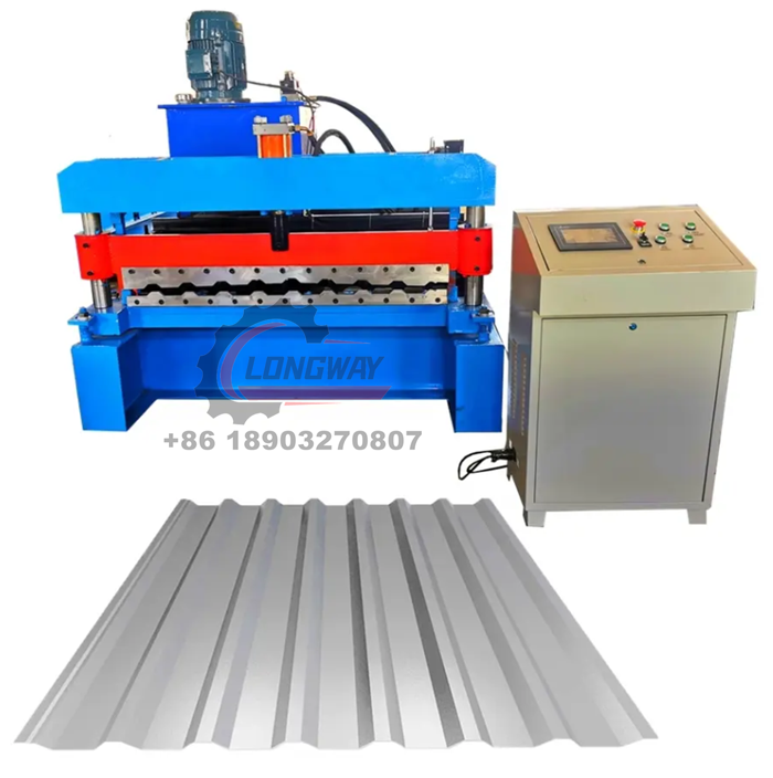 R72 R101 Multi Ribs metal roof sheet forming machine