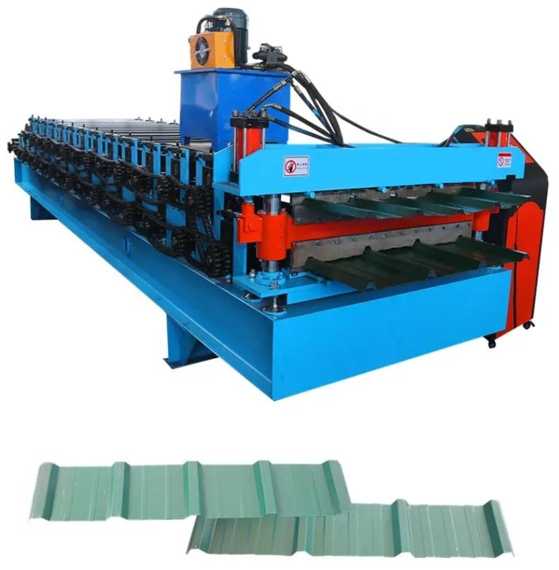Aluzinc Tr4 Tr5 Double Deck Roof Forming Machine