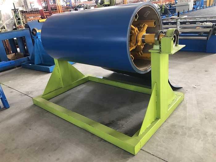 5Ton Manual decoiler for roofing machine