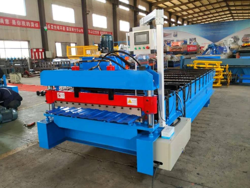 Russia market C8 Roof profile forming machine