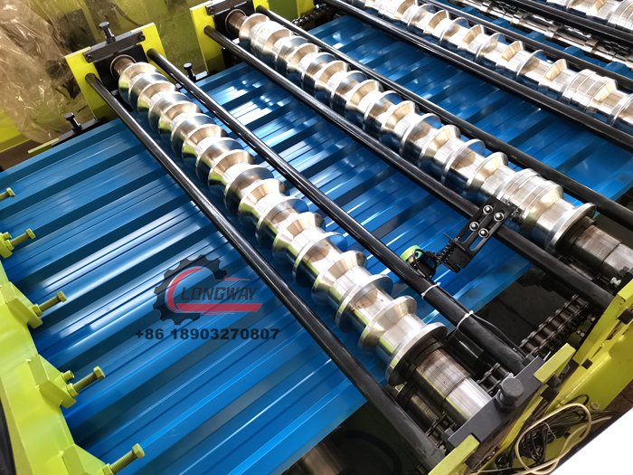 glazed sheet roll forming machine factories