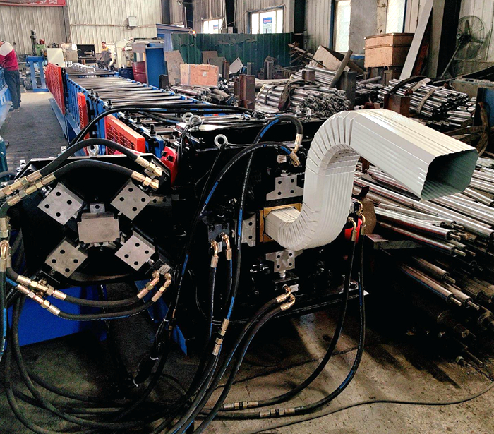 Metal Gutter Downspout Pipe Forming Machine