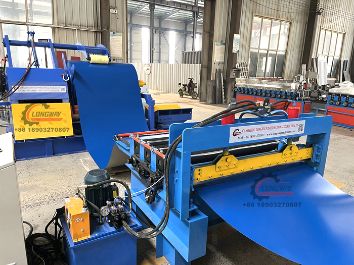 1mm Simple steel coil cut to length machine