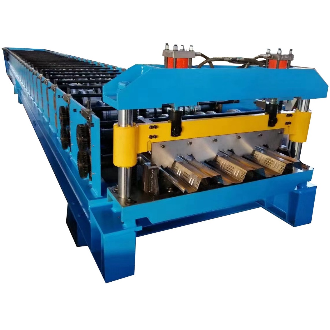 Floor deck machine