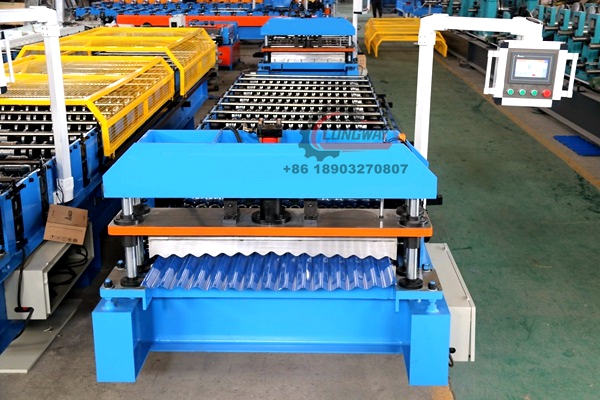 corrugated roofing machine
