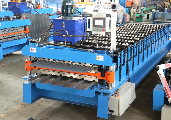 double layer roofing machine