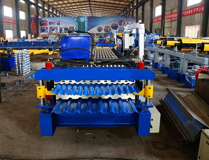 double layer roofing machine