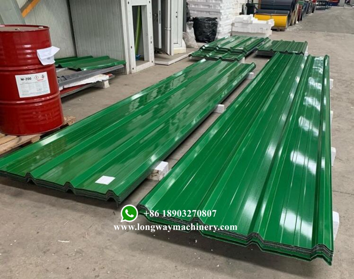 trapezoidal roll sheet forming machine factory