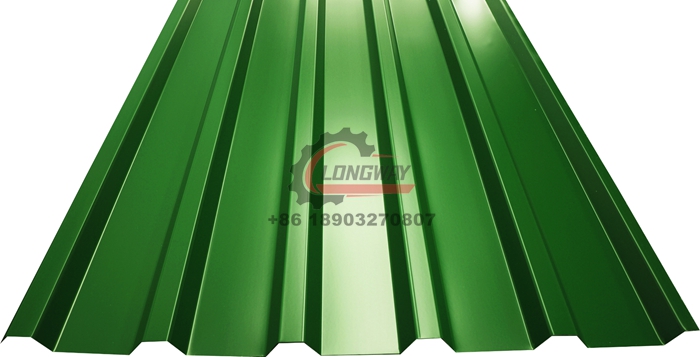 steel roofing machine