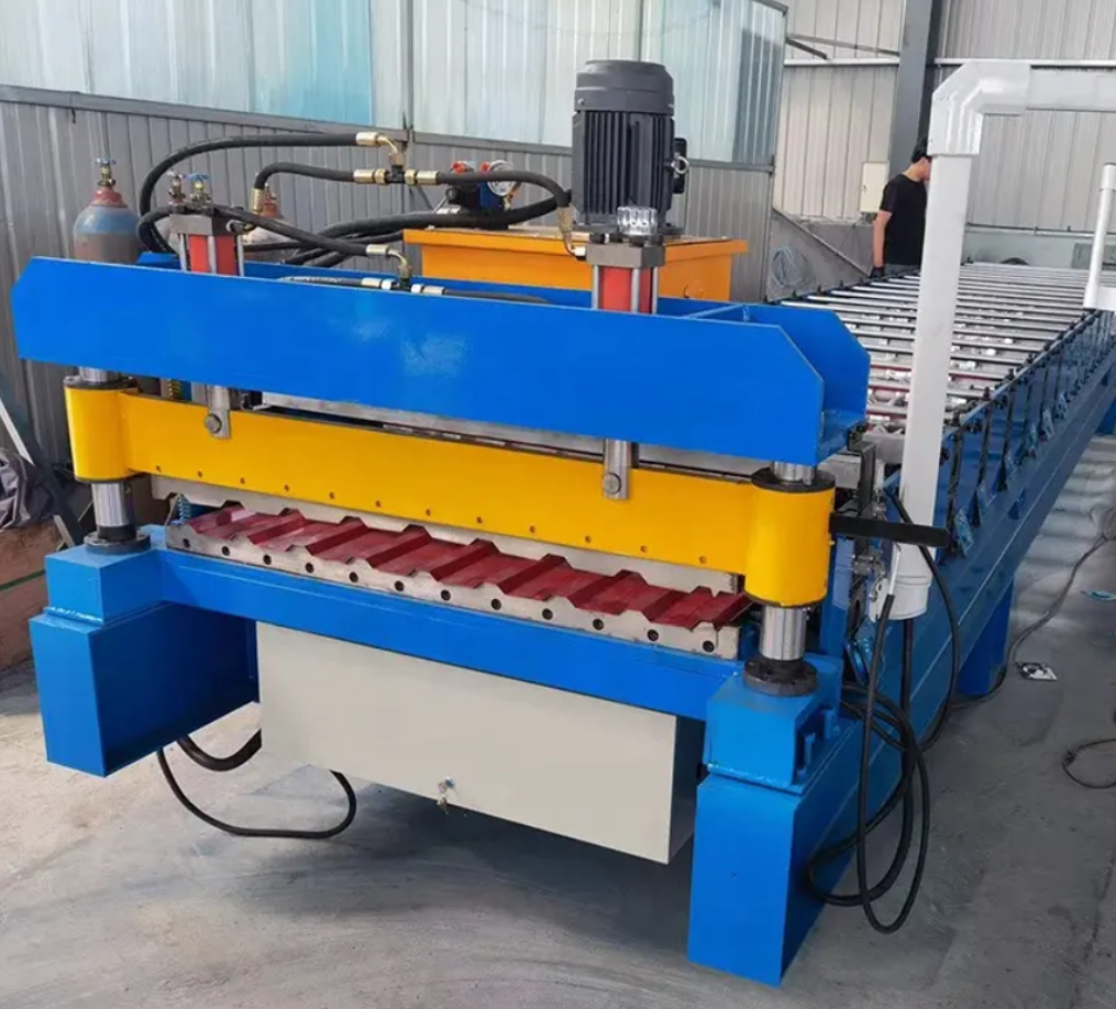 roofing sheet crimping machine price factory